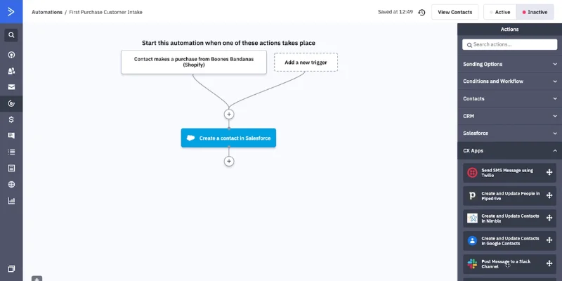 Dashboard - activecampaign