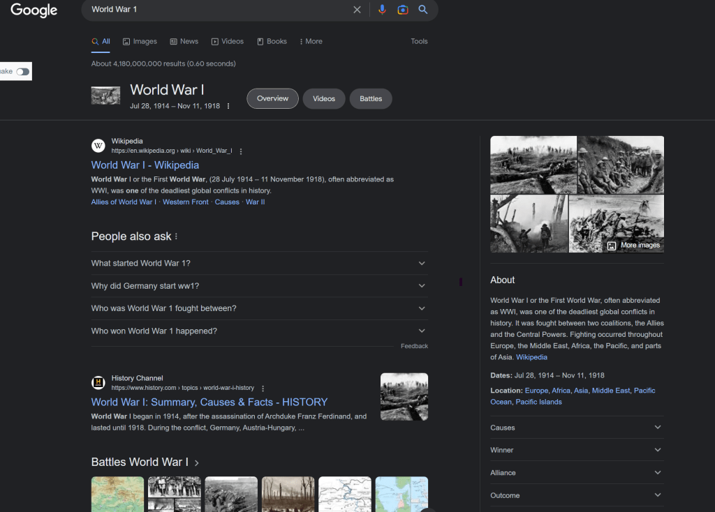 Hasil pencarian World War 1 (Perang Dunia I)